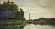 Charles-Francois Daubigny Banks of the Oise Sweden oil painting artist